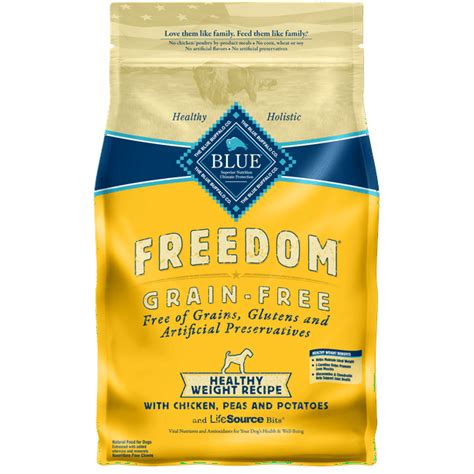 Blue Buffalo Freedom Grain Free Natural Adult Healthy Weight Dry Dog ...