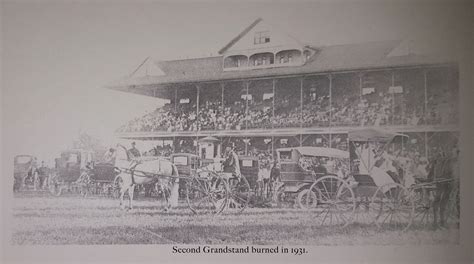 The second grandstand at The Red Mile burned in 1931 | Show horses, Vintage horse, Town parks