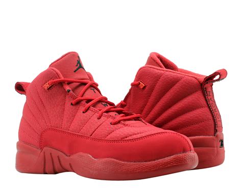 Jordan - Nike Air Jordan 12 Retro Gym Red (PS) Little Kids Basketball Shoes 151186-601 - Walmart ...