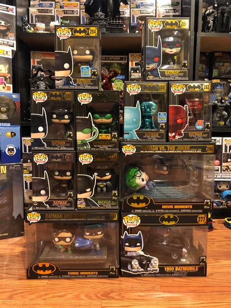 The black Funko Pop boxes for Batman’s 80th Anniversary should become a staple for all future ...