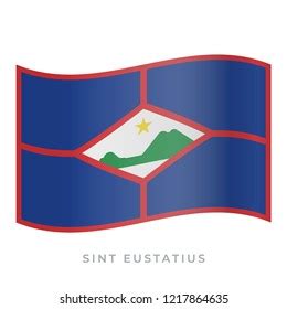 Sint Eustatius Flag Made Sint Eustatius Stock Vector (Royalty Free) 1680529447