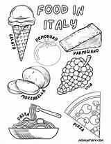 Italian Coloring Pages sketch template