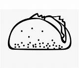 Taco Coloring Page sketch template