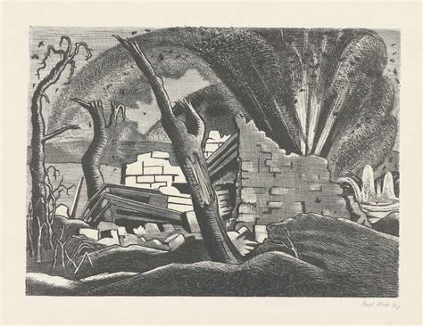 Paul Nash (1889-1946) , A Shell Bursting, Passchendaele | Christie's