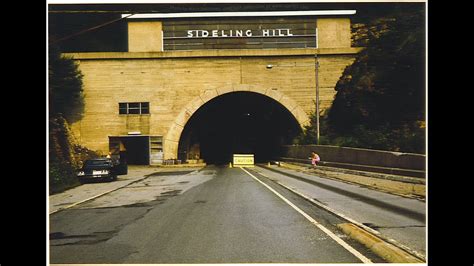 Sideling Hill Tunnel, winter cycling on an Abandoned Highway in Breezewood PA, USA - JAN 2013 ...