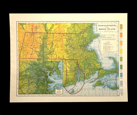 Dazzling Topographic Map Of Massachusetts 2023 - World Map Colored Continents