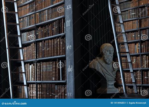 Socrates Sculptures. Old Library in Trinity College, Dublin. Editorial Photo - Image of academy ...