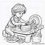 Pottery Coloring Pages  Free & Printable sketch template
