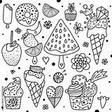 Coloring Pages Of Sweets sketch template