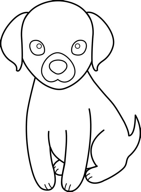 Free Dog Line Art, Download Free Dog Line Art png images, Free ClipArts on Clipart Library