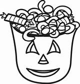 Candy Corn Coloring Page sketch template