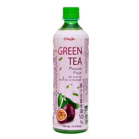 TW QQ PET Green Tea Drink Passion Fruit – 親親 百香綠茶 530ml – 都可以