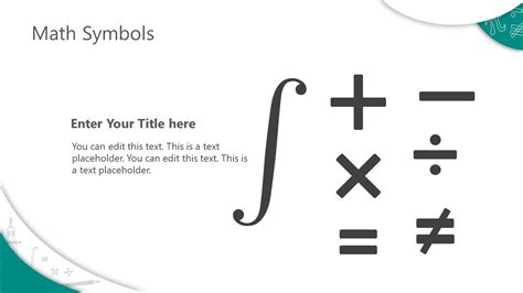 Math Symbols PowerPoint Template - SlideModel