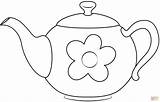 Teapot Coloring Page  Free Printable Coloring Pages sketch template