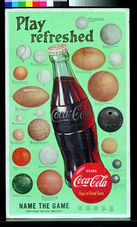 Coke - Play Refreshed Coca Cola Poster, Coca Cola Ad, Pepsi Cola, Vintage Coke, Vintage Signs ...