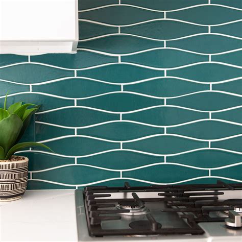 Wave Straight Set Pattern (Original Ceramic Tile) | Fireclay Tile