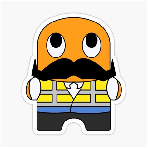 "Mustache Peccy" Sticker for Sale by PeccySalesman | Redbubble