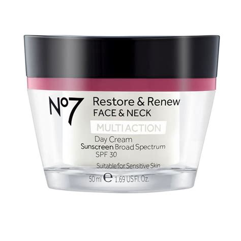 No7 Restore & Renew Multi Action Face & Neck Day Cream SPF 30, 1.69 fl oz - Walmart.com ...