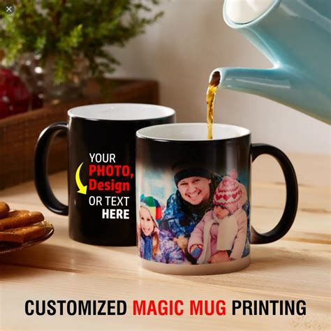 Customized: Color Changing Magic Mug with Full color print Marwan Advertising