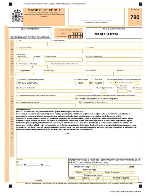 Formulario modelo 790 | Actualizado septiembre 2023