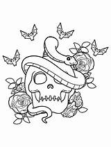 Pastel Goth coloring Pages sketch template