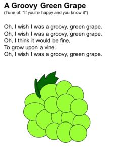 A Groovy Green Grape Song