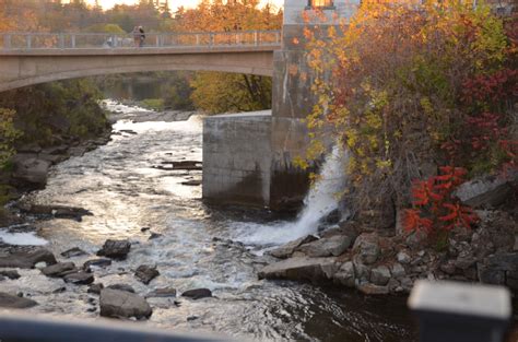 Sunsetting on the falls at Almonte, Ontario | Ottawa valley, Ontario ...