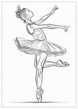 Ballet Dancer Coloring Pages  Inspire Creativity And Fine Motor Skills sketch template