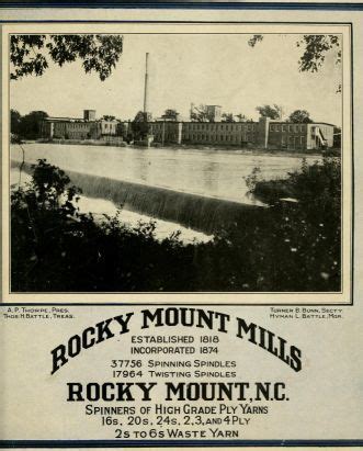 Rocky Mount Mills | NCpedia | Rocky mount, Rocky mount nc, Rocky