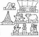 Pioneer Children Coloring Pages sketch template