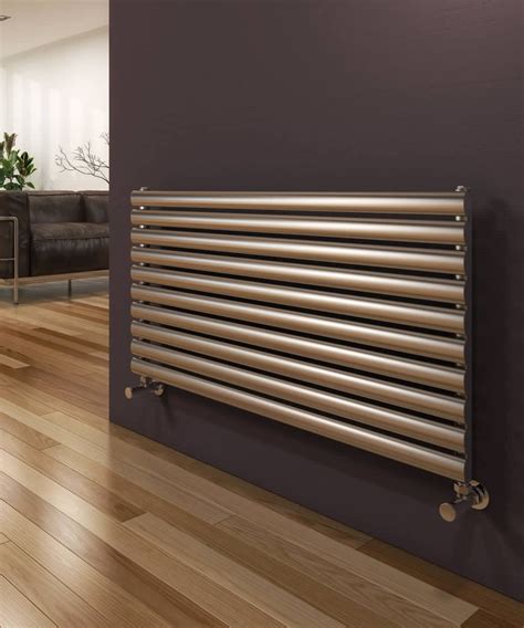 Reina ARTENA Stainless Steel Single Panel Horizontal Designer Radiator - Installers Hub Online Shop