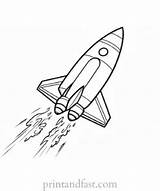 Rocket Ship Coloring Page  Free Printable Spaceship Sheet sketch template