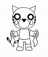Piggy Roblox Coloring Pages  Cool sketch template