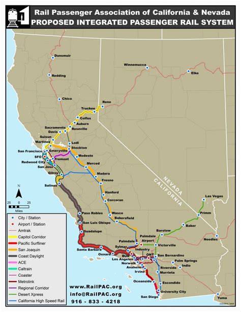 Amtrak Map Southern California | Printable Maps