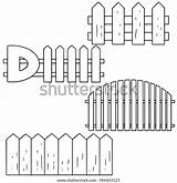 Picket Fence Coloring Page sketch template