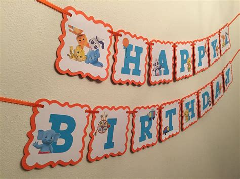 Word Party Birthday Banner by TaimCreations on Etsy | First birthday ...