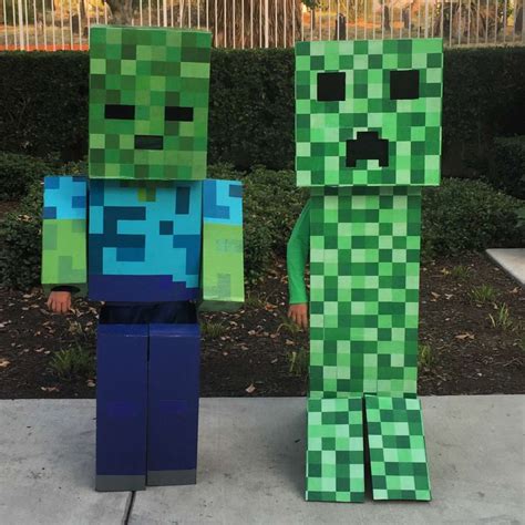 Minecraft Zombie and Creeper Costumes - Costume Yeti