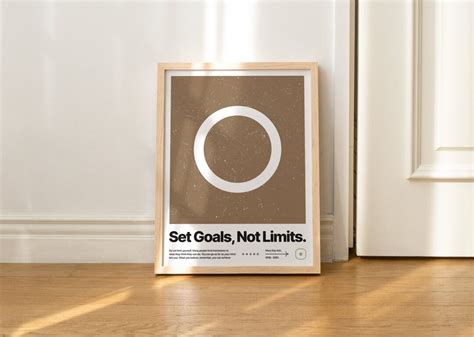 Set Goals Printable Wall Art Digital Download Abstract Wall Art ...