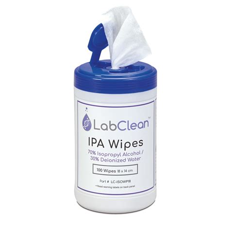 70% Isopropyl Alcohol Wipes, Container of 100 | Carolina.com