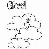 Coloring Picture Of Cloudy Day Pages sketch template