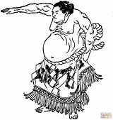 Vintage Sumo Wrestler coloring Page  Free Printable Coloring Pages sketch template