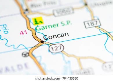 Concan Texas Usa On Map Stock Photo 794435530 | Shutterstock