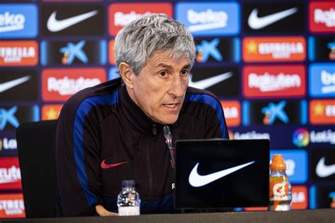 FC Barcelona Coach Setien Speaks On Levante, Trincao, Stats And Winning ...