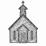 Antiguo Monasterio De Una Iglesia Madera Imitación Tablero  sketch template