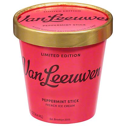 Van Leeuwen Peppermint Stick Ice Cream, 14 oz – Central Market