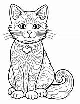 Printable Cats Coloring Pages Unleash Your Creativity With Feline Fun sketch template