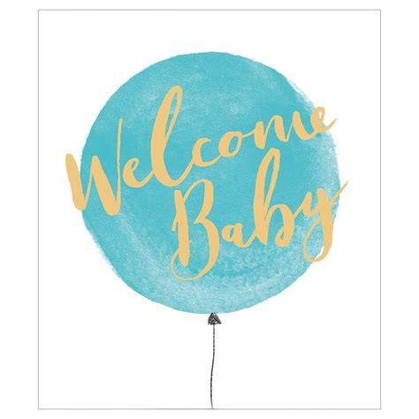 Welcome Baby Boy Card