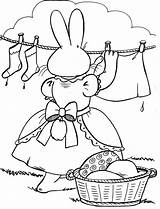 Clothesline Coloring Pages sketch template