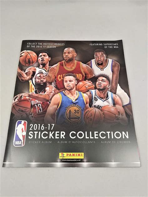 2016/17 Panini NBA Basketball 72 Page Sticker Album at Amazon's Sports Collectibles Store