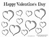 CJO Photo Valentines Day Coloring Page Hearts sketch template